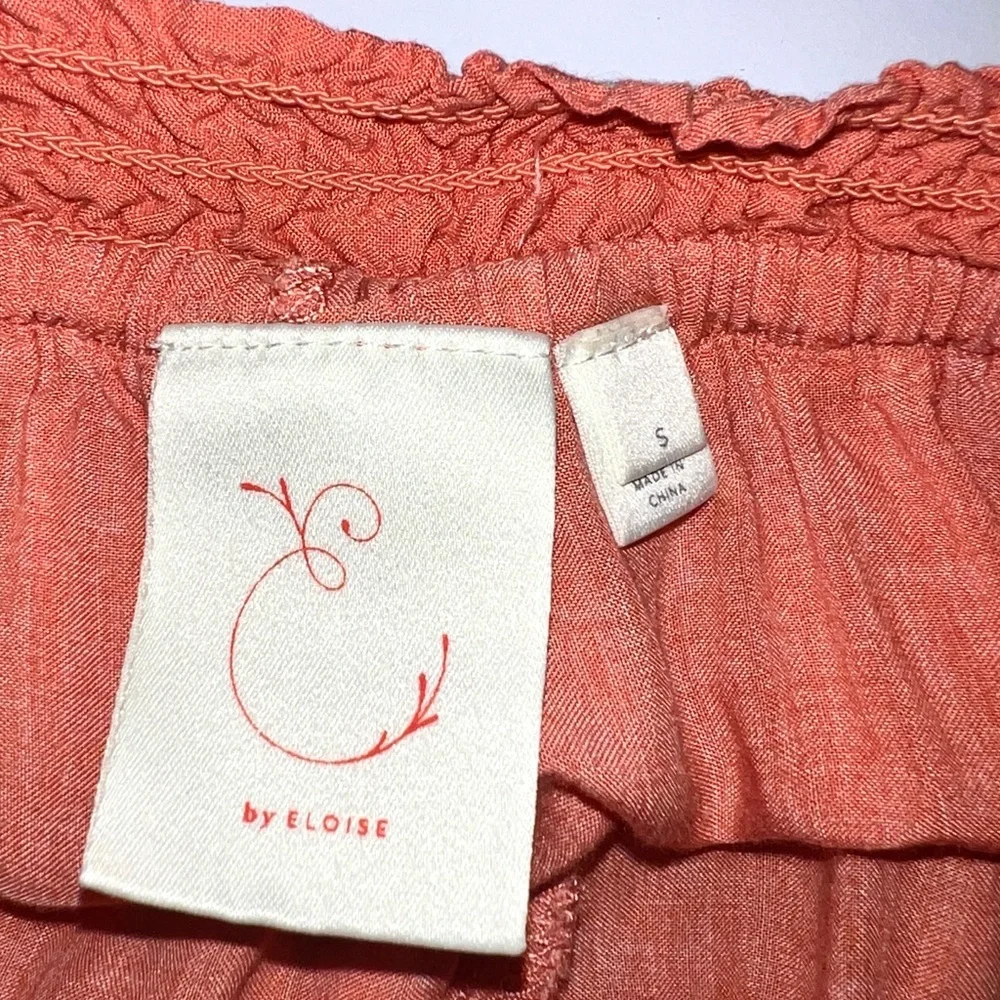 Anthropologie E By Eloise Mixed Print‎ Boho Wide Leg Size Small